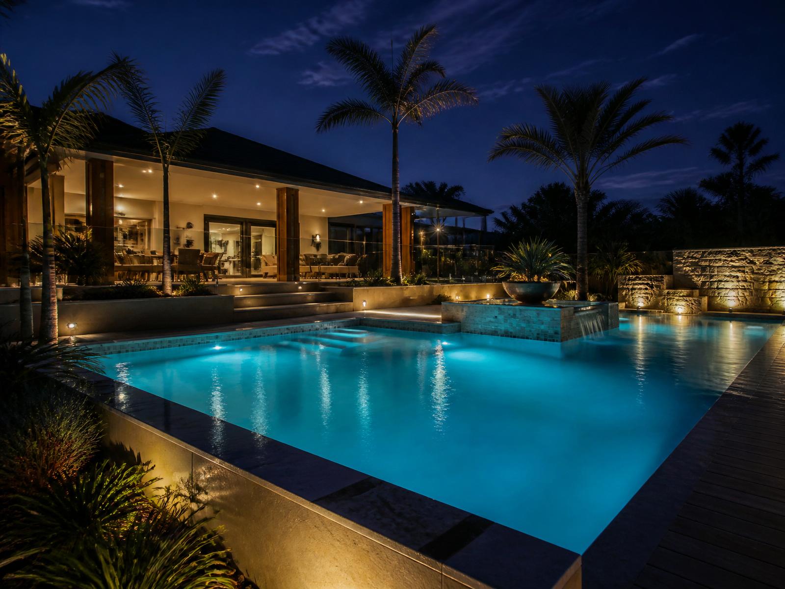Pool Lighting in Brisbane's south-west by Pool Fast Services & Repair